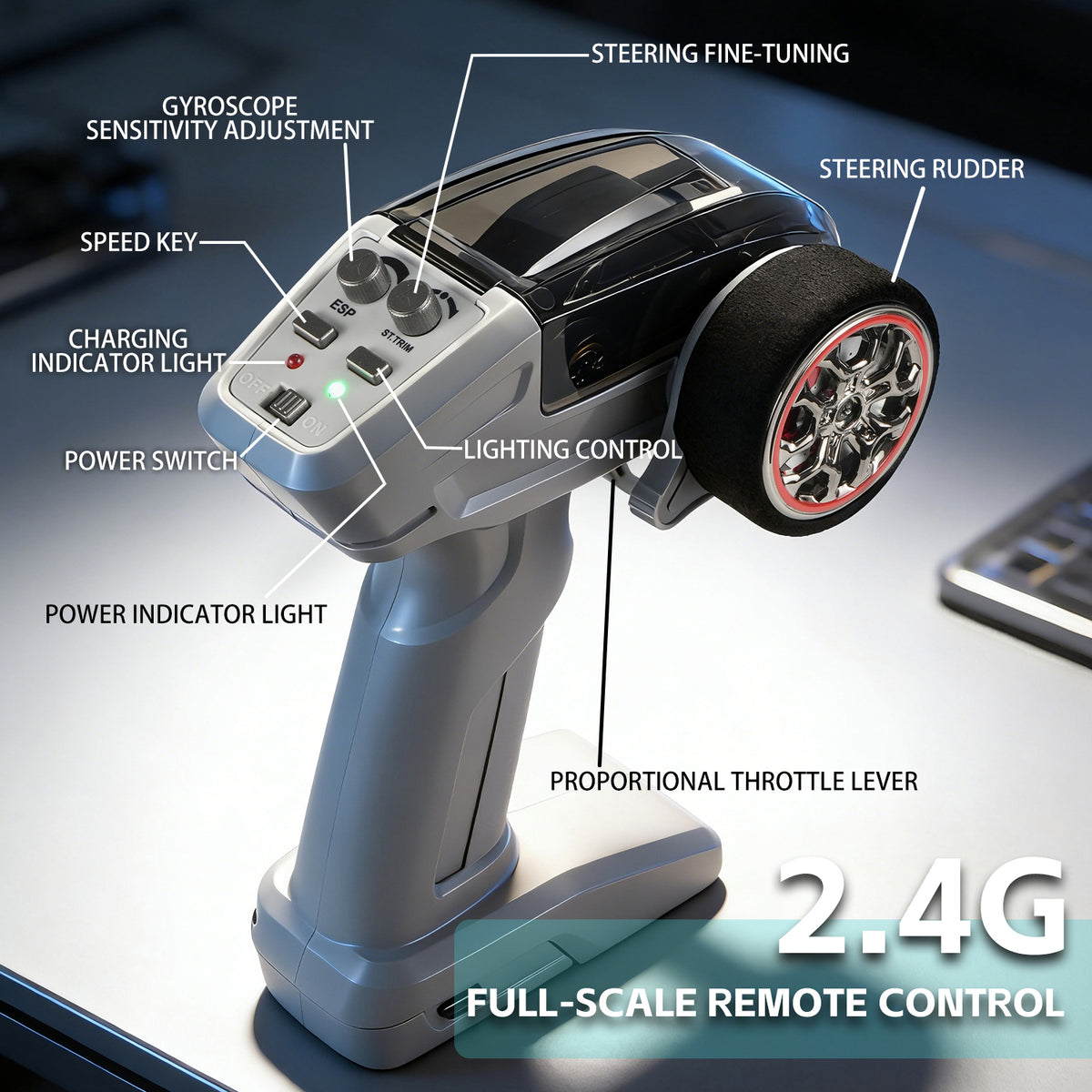 Magnetic-Charging Mini Remote Control Car