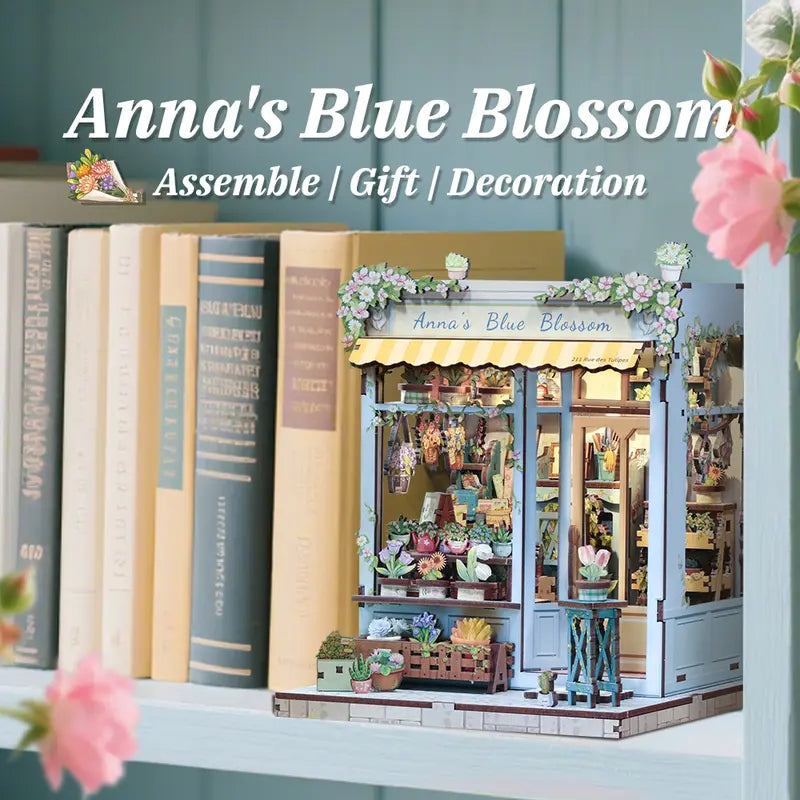 Plymagic DIY Mini House - Anna's Blue Blossom