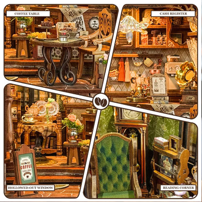 Plymagic DIY Mini House - Floral Mark Café