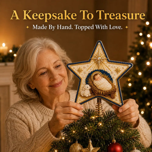 Plymagic DIY Pearl Art Tree Topper - ✝️ The Birth of Jesus