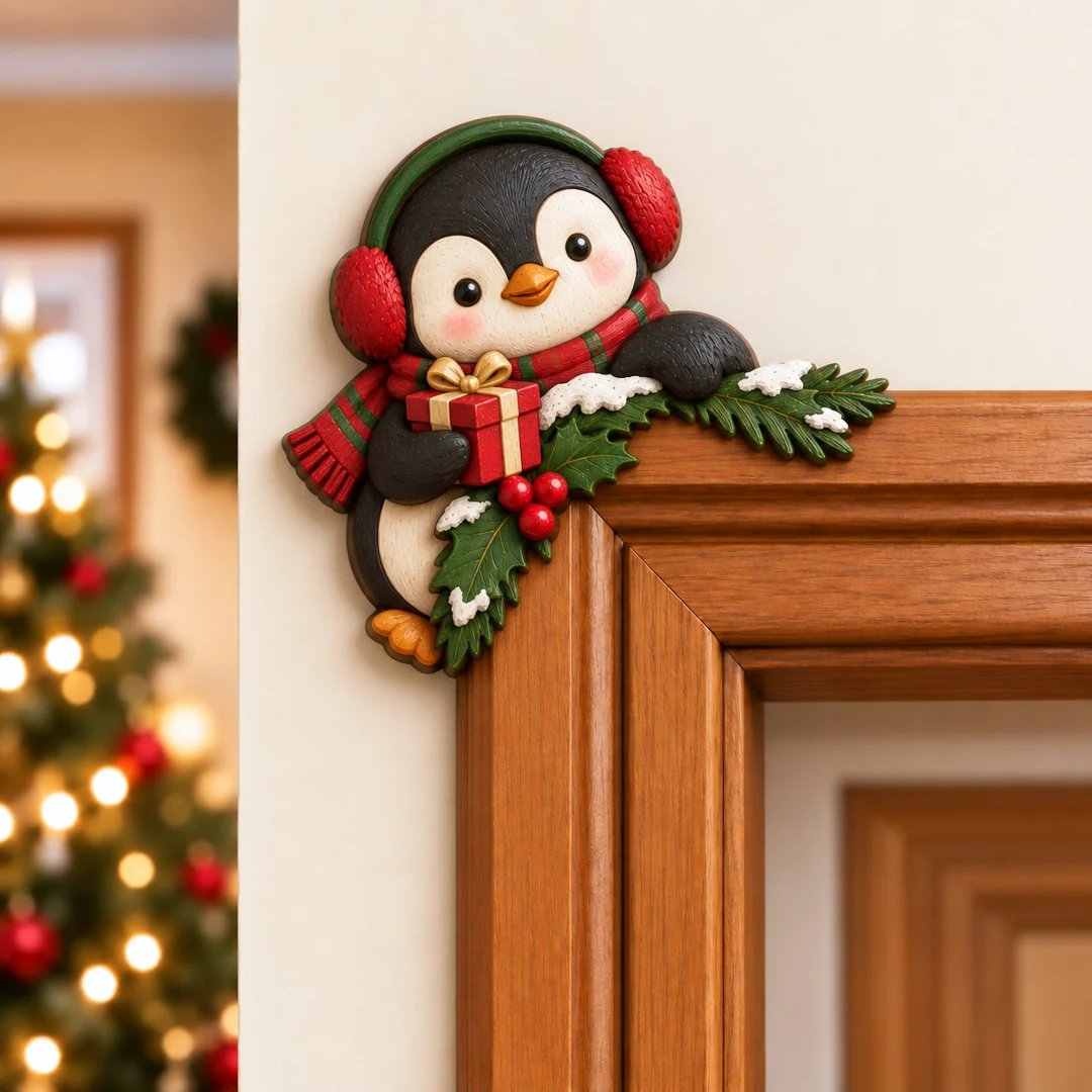🎅Christmas Peekaboo Door Frame Corner Decor