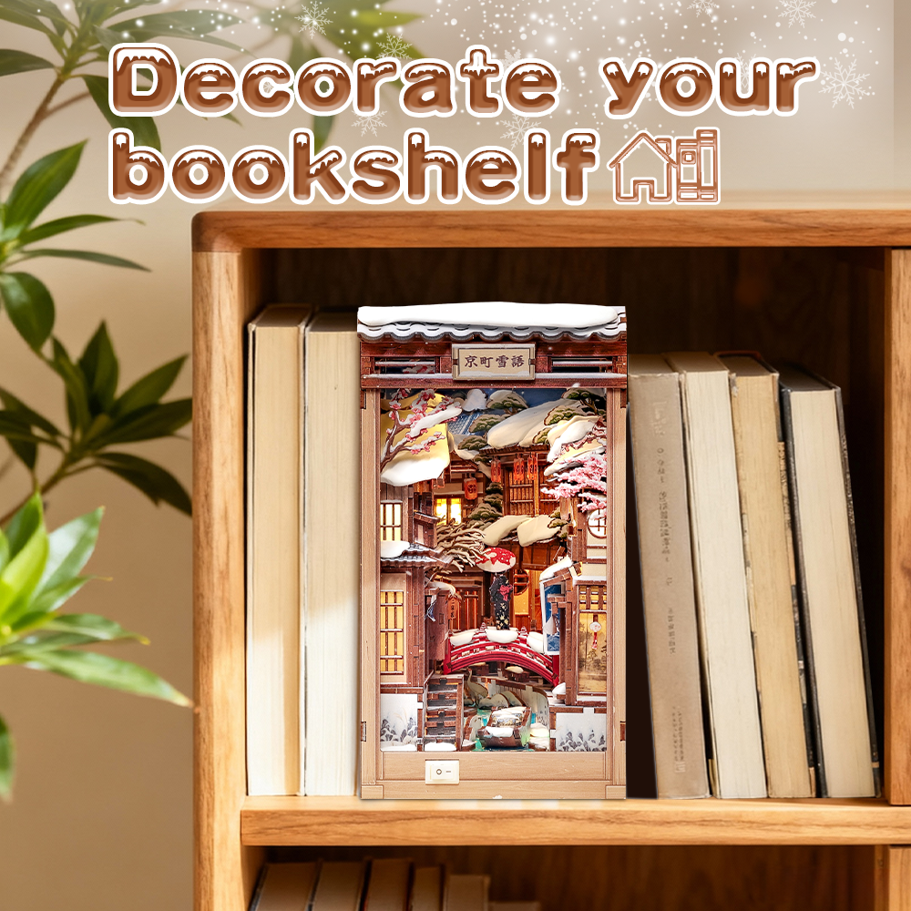Plymagic DIY Book Nook -  Kyoto Snow Whisper