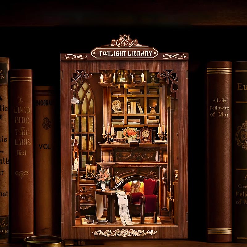 Plymagic DIY Book Nook - Oak Hearth Reading Room