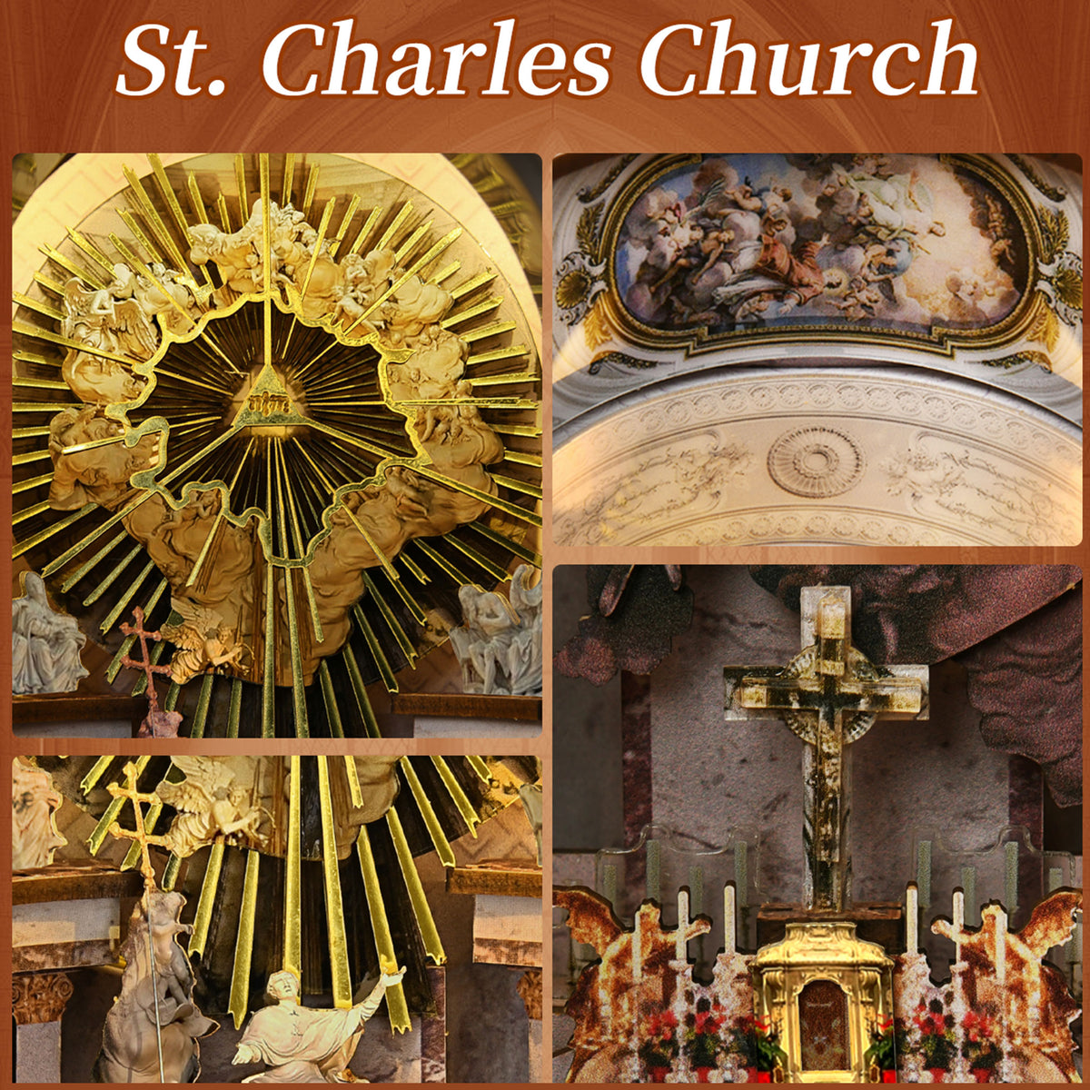 Plymagic DIY Book Nook - St. Charles Church