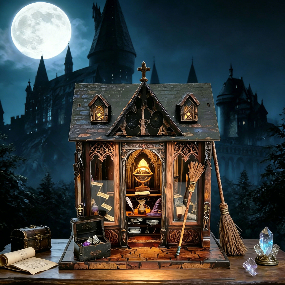 Plymagic DIY Mini House - Gothic Magic House