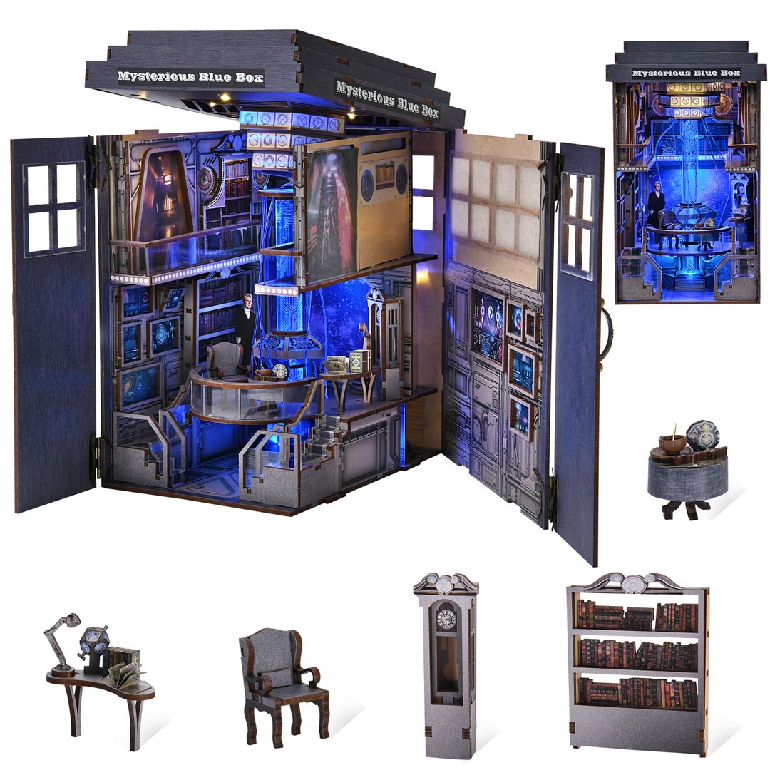 Plymagic DIY Book Nook -  Mysterious Blue Box