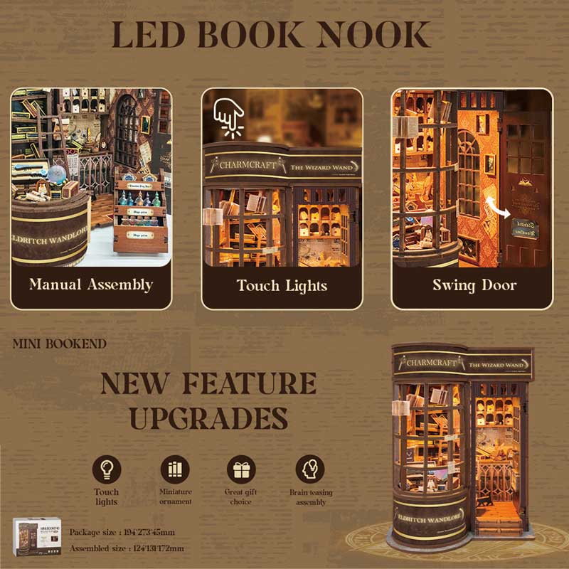 Plymagic DIY Book Nook - Magic Wand Shop