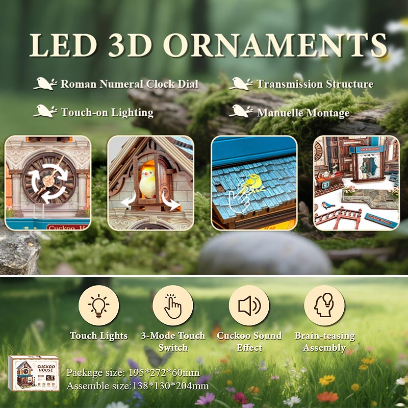 Plymagic DIY Mini House - Cuckoo Clock House