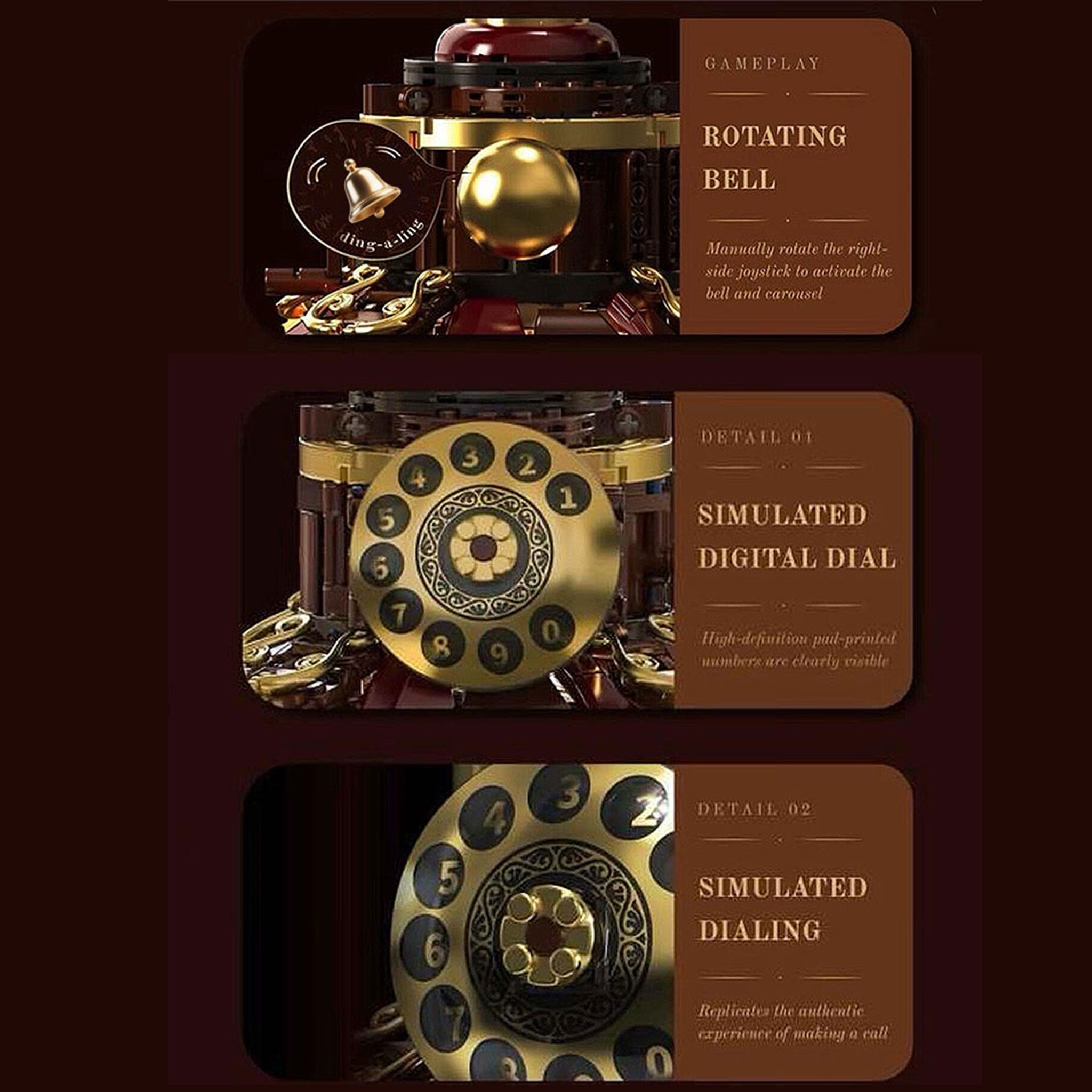 Plymagic Assembly Model - Vintage telephone carousel