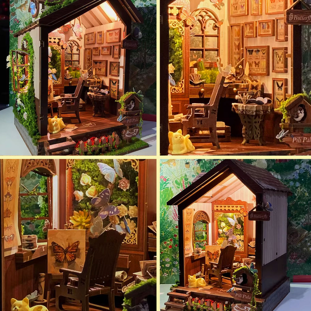 Plymagic DIY Book Nook - Butterfly Cottage