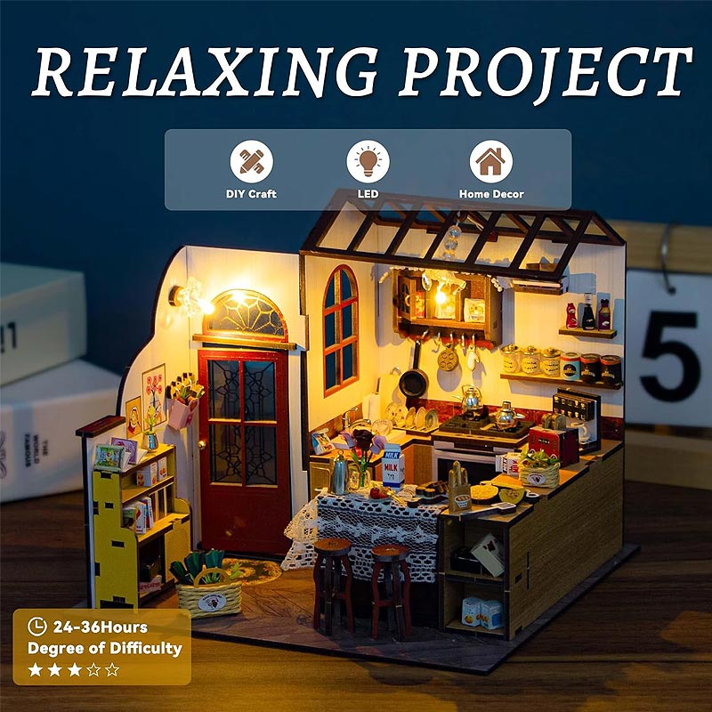 Plymagic DIY Mini House - Family Kitchen