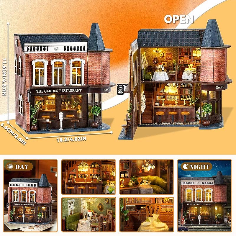 Plymagic DIY Mini House - Corner Restaurant