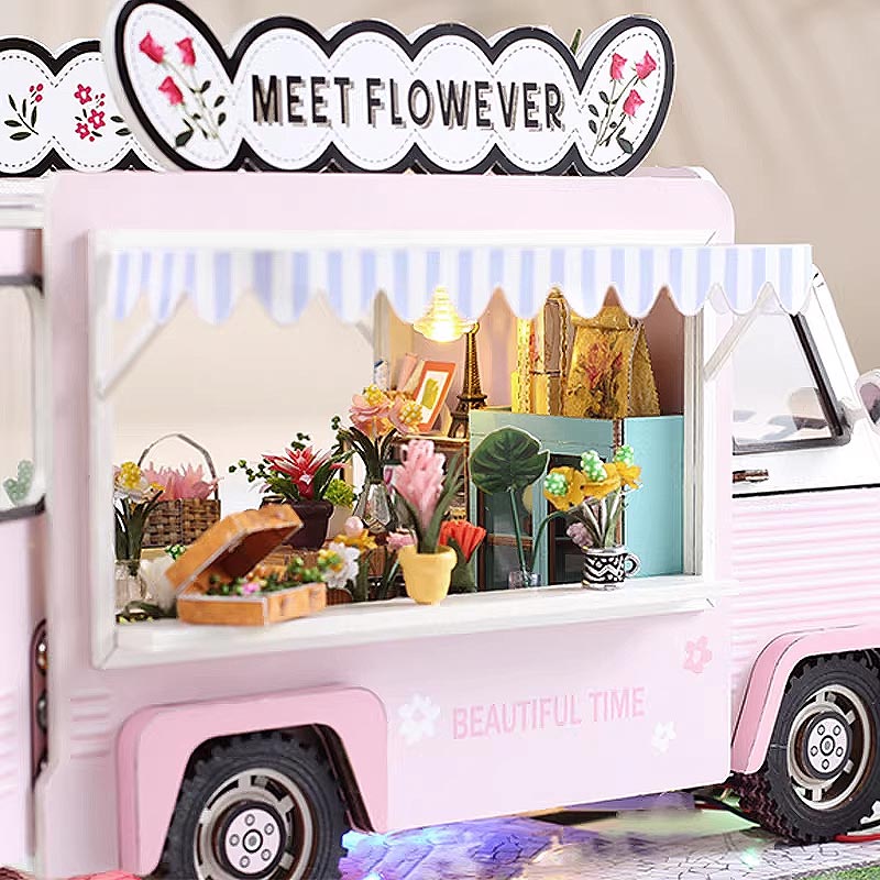 Plymagic DIY Mini House - Flower Truck