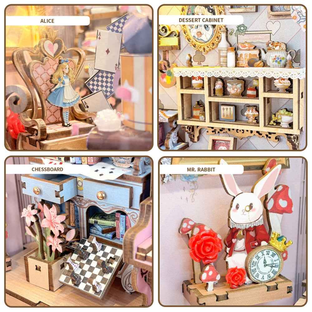 Plymagic DIY Book Nook - Alice's Tea Party Diary