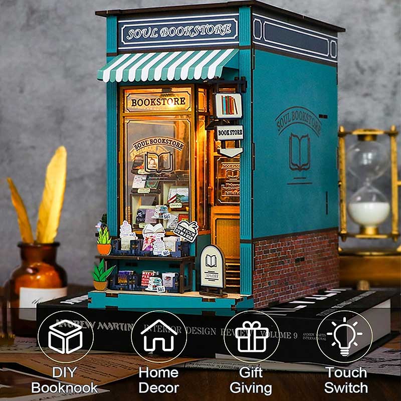 Plymagic DIY Book Nook - Bookstore