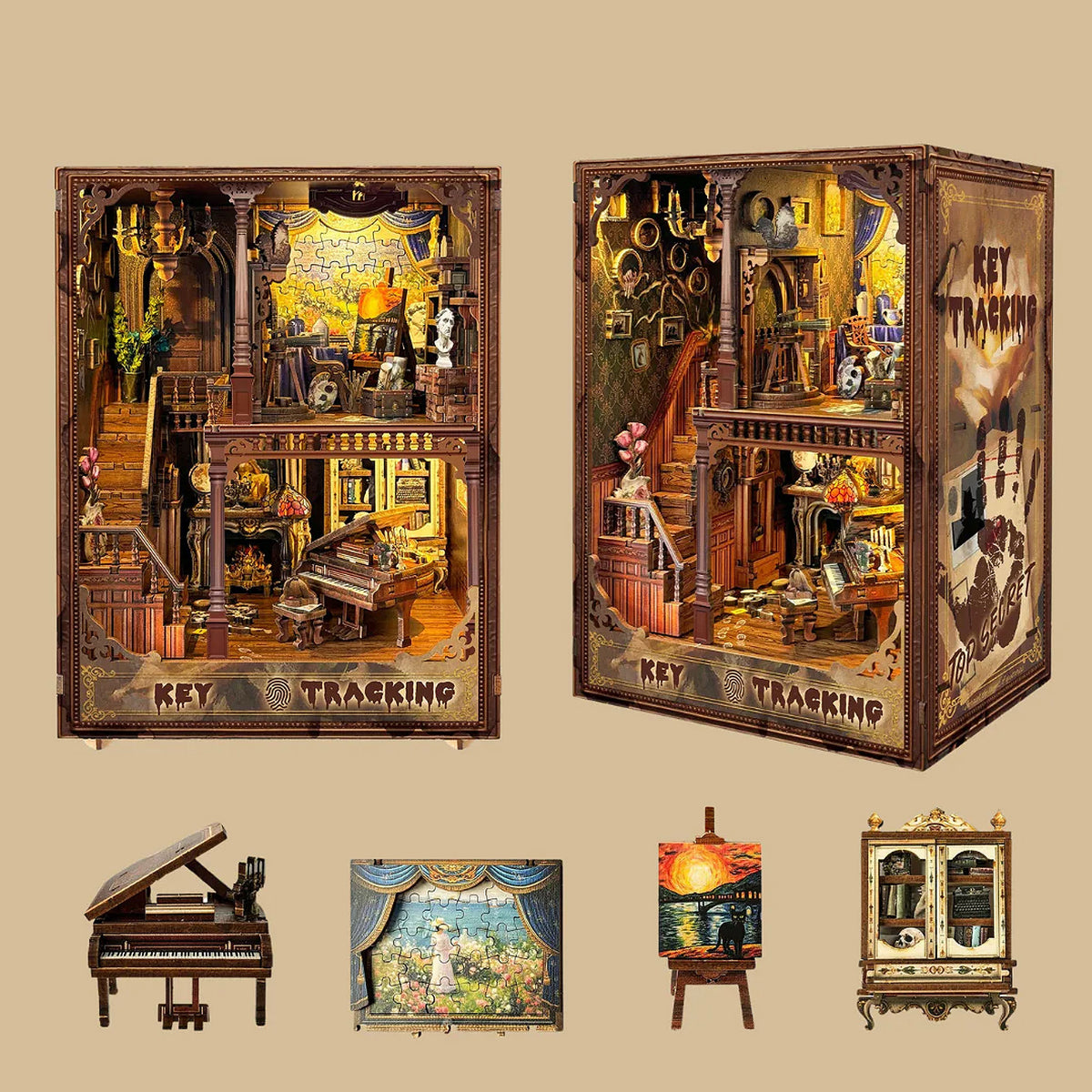 Plymagic DIY Book Nook - Mysterious Mansion
