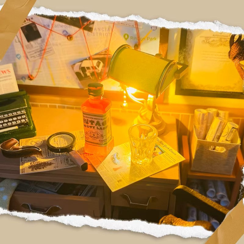 Plymagic DIY Mini House - Detective Agency