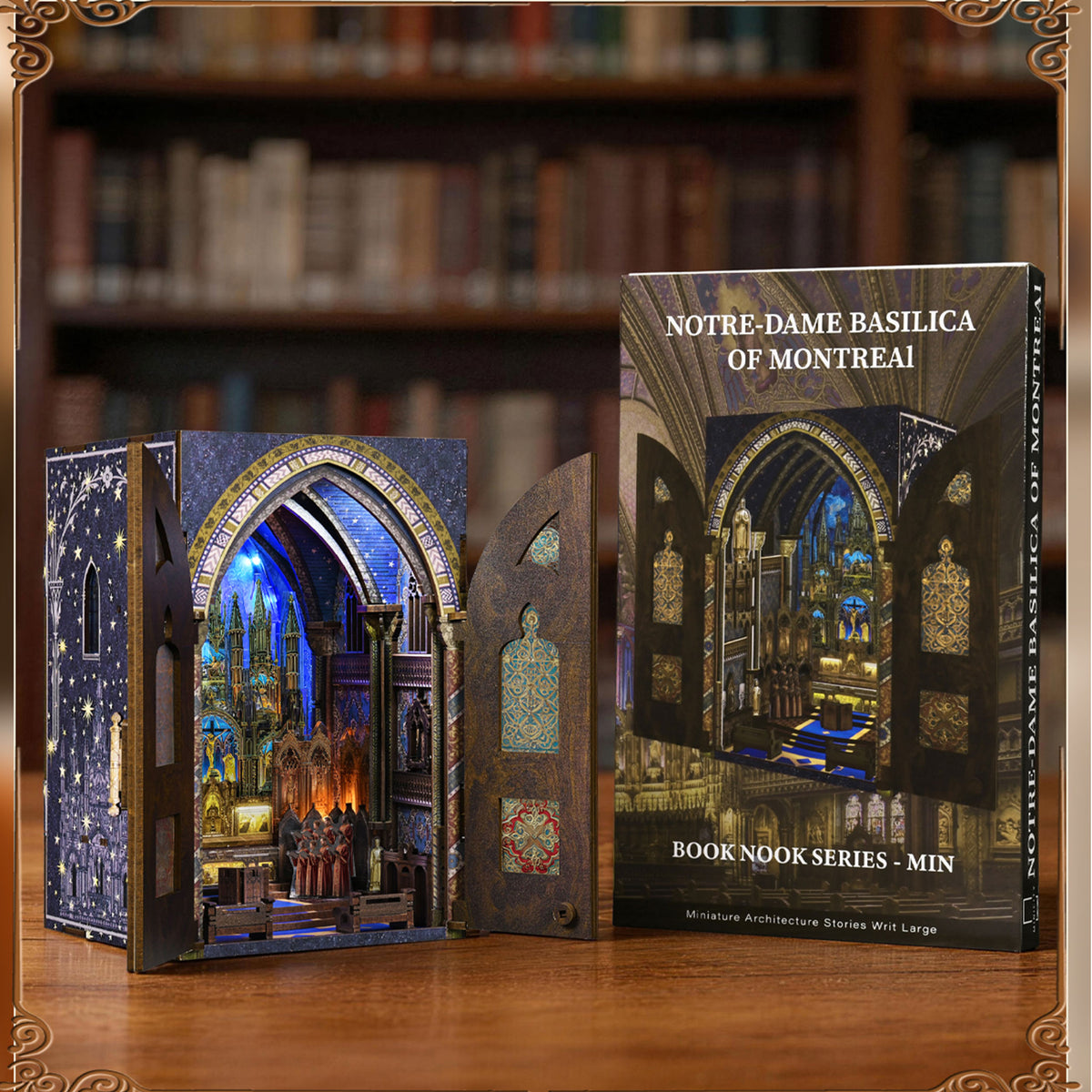 Plymagic DIY Book Nook - Notre-Dame Basilica