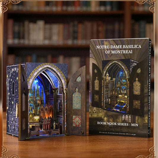 Plymagic DIY Book Nook - Notre-Dame Basilica