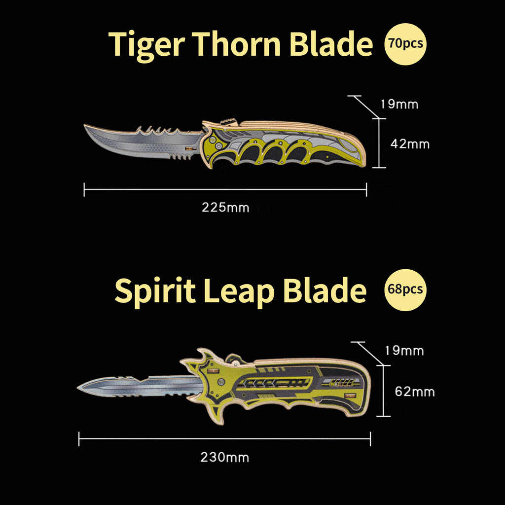 Plymagic Assembly Model - Wooden Butterfly Knife