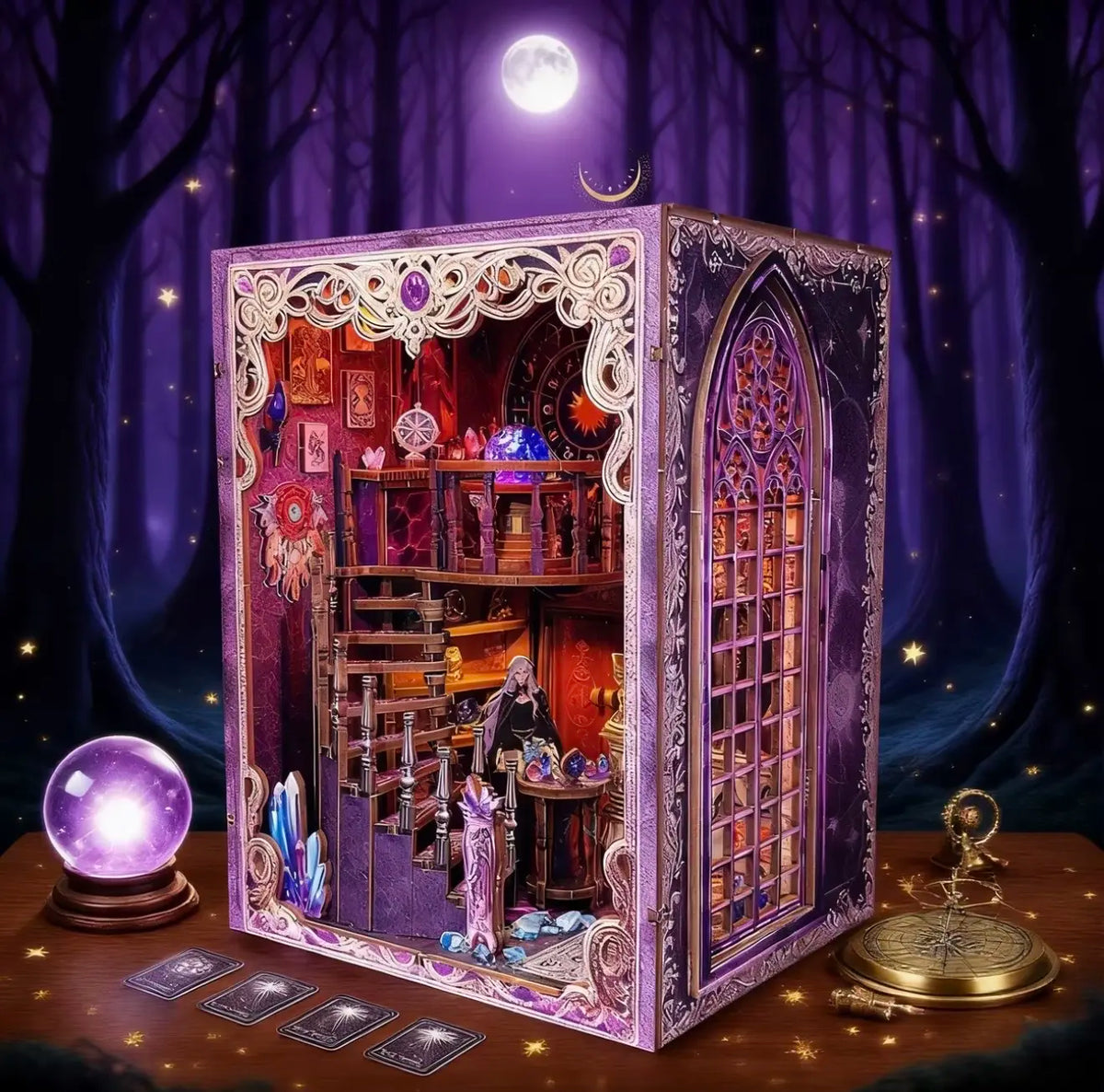Plymagic DIY Book Nook -  Tarot Society