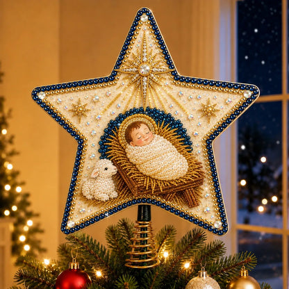 Plymagic DIY Pearl Art Tree Topper - ✝️ The Birth of Jesus