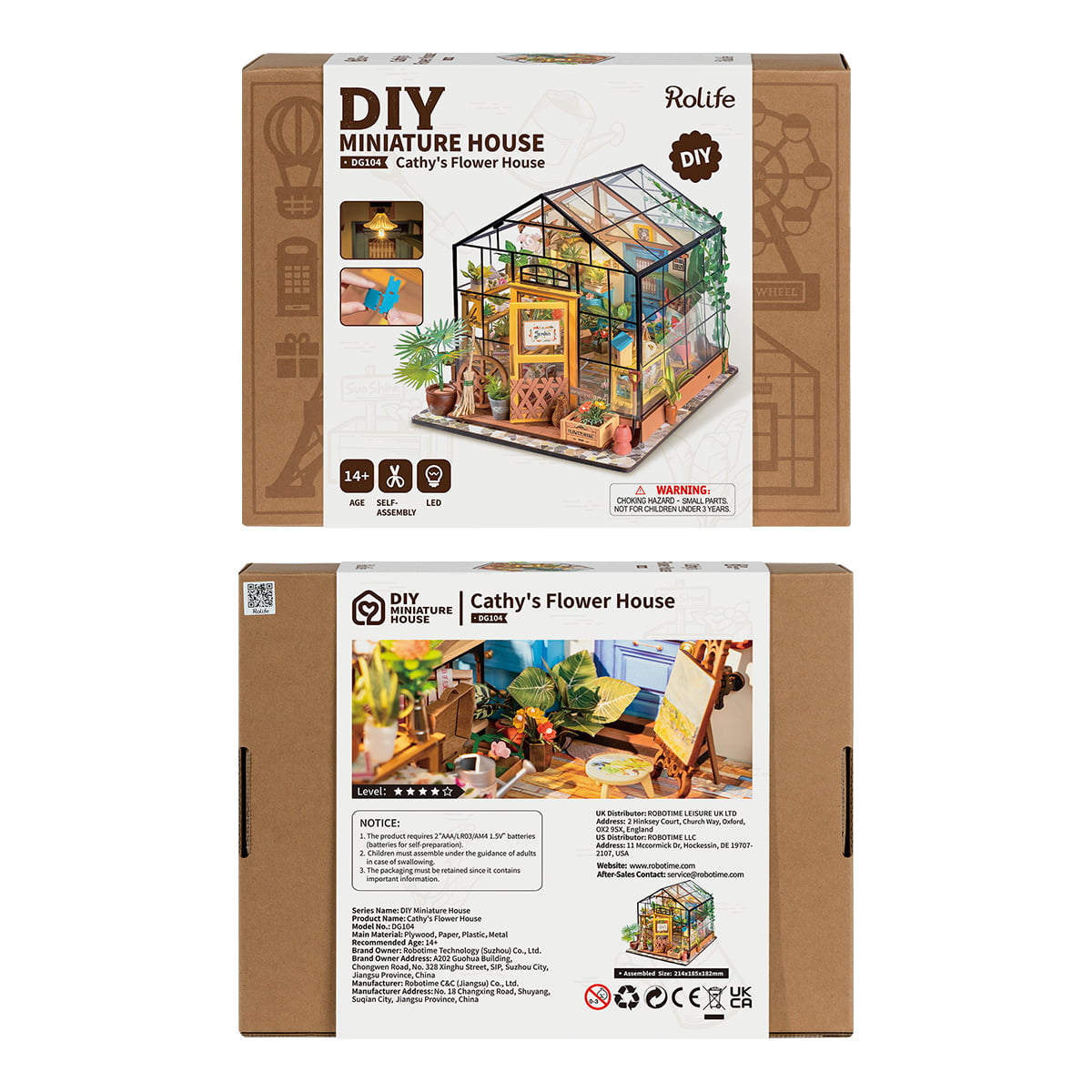 Plymagic DIY Mini House - Cathy's Flower House