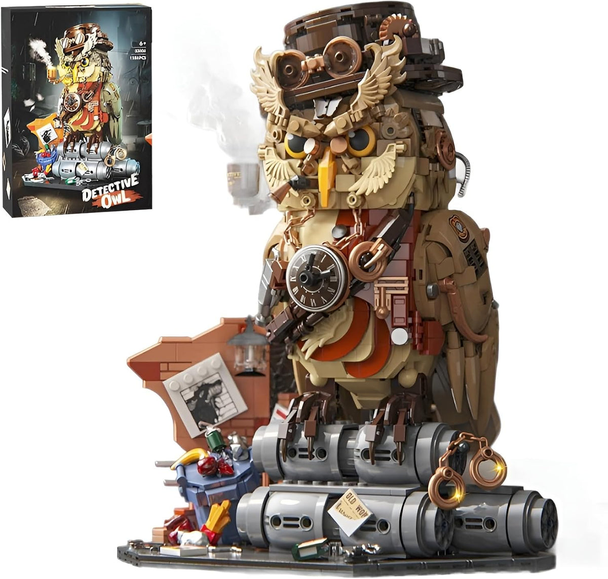 Plymagic Assembly Model - Private Investigator Owl