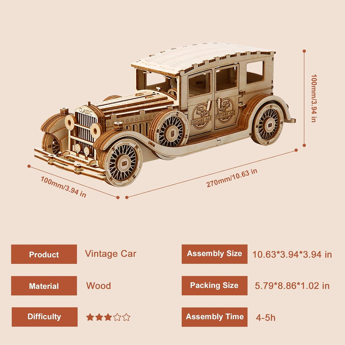 Plymagic Assembly Model - Classic Car
