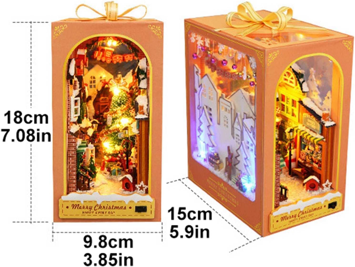 Plymagic DIY Book Nook -  Christmas Book Lane