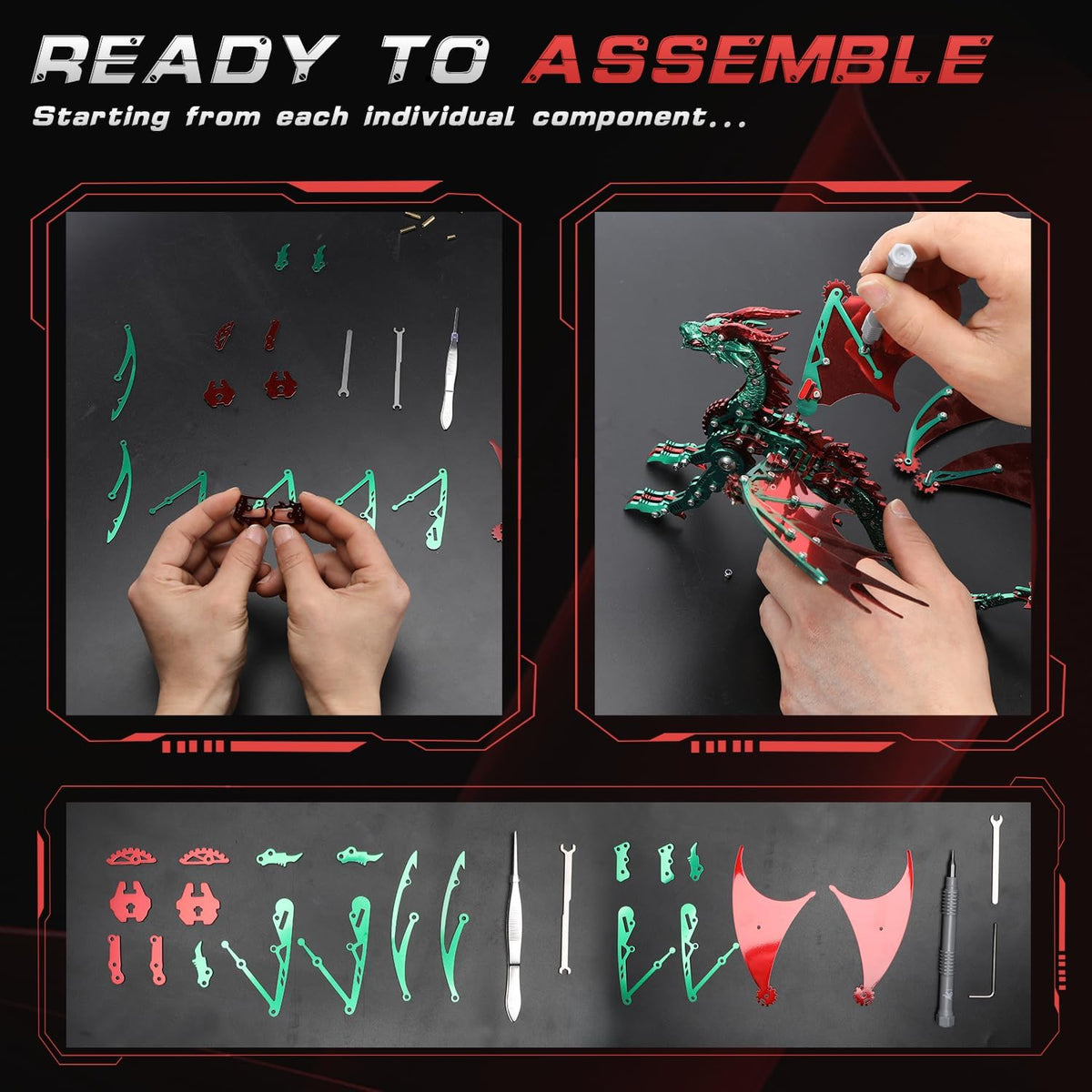 Plymagic Assembly Model - Mechanical Pterodactyl