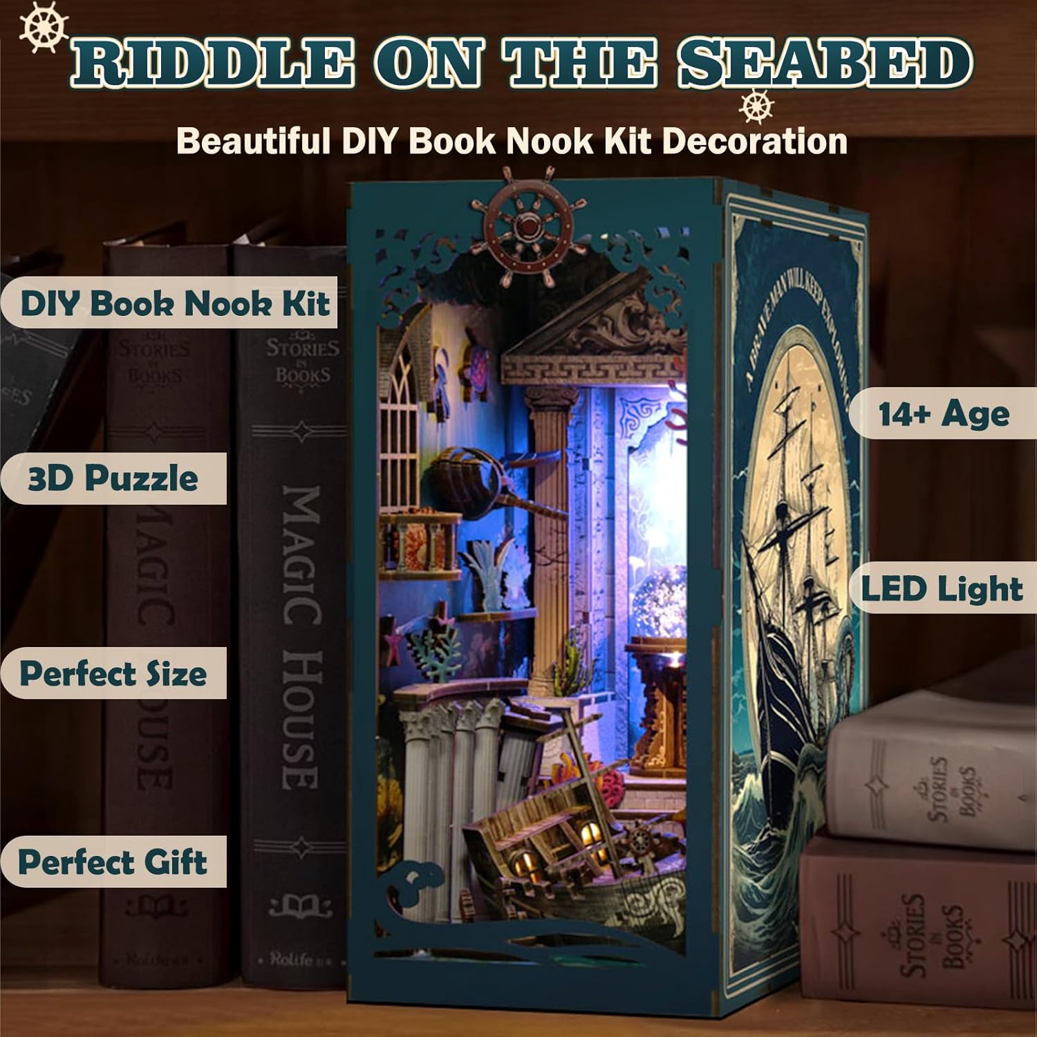 Plymagic DIY Book Nook - Shadow in the Seabed