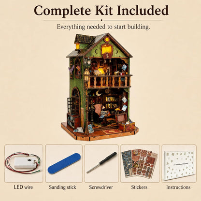 Plymagic DIY Mini House - Owl Library