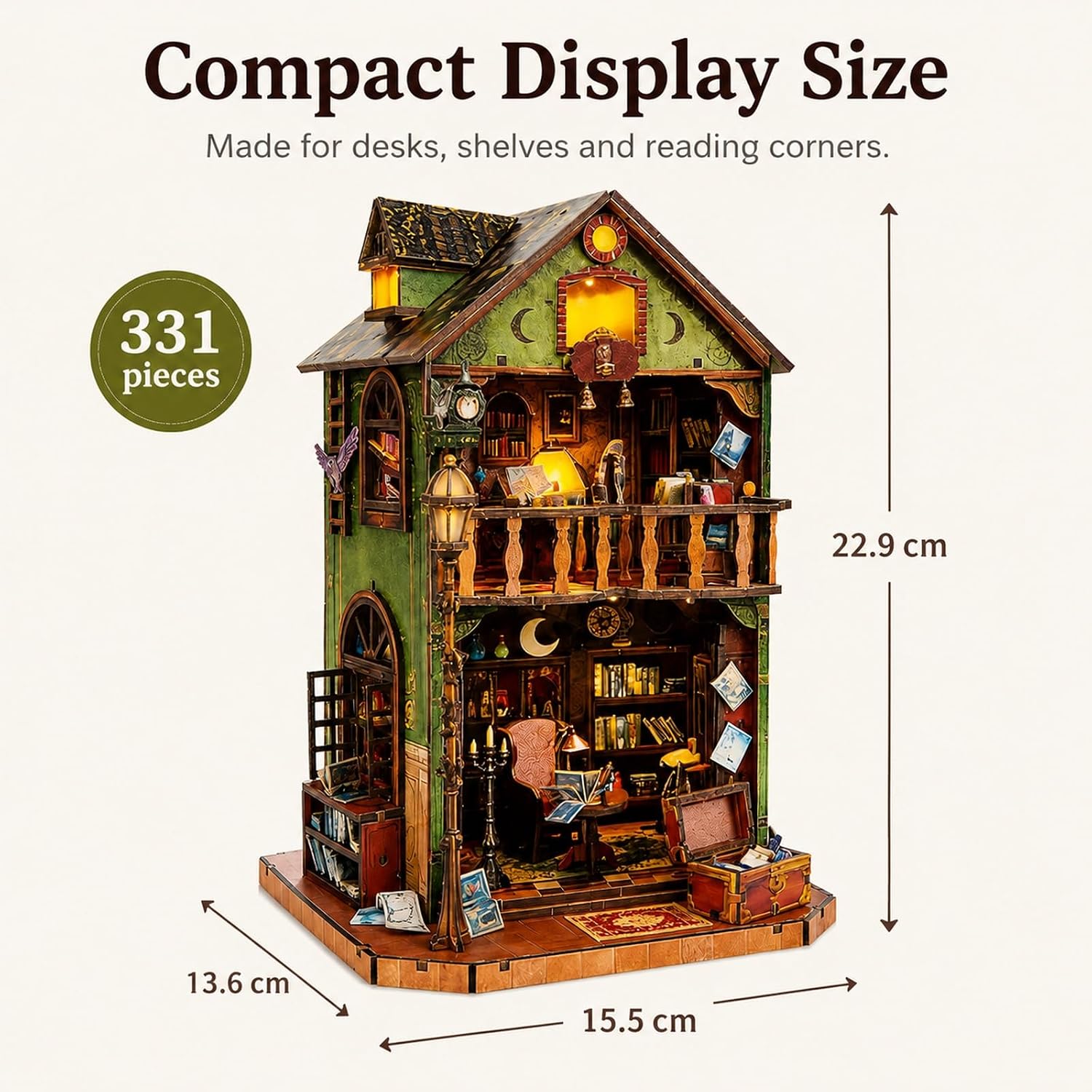 Plymagic DIY Mini House - Owl Library