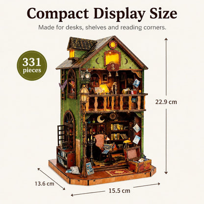 Plymagic DIY Mini House - Owl Library