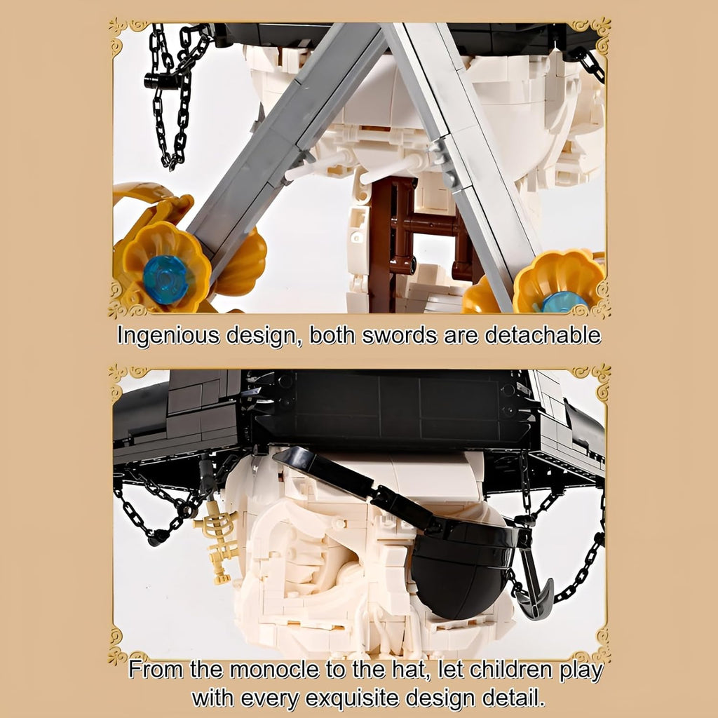 Plymagic Assembly Model - Pirate Skull