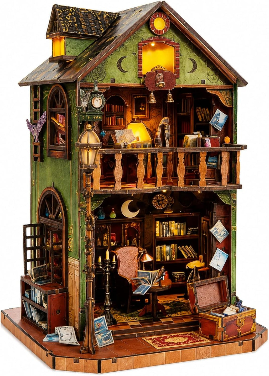 Plymagic DIY Mini House - Owl Library
