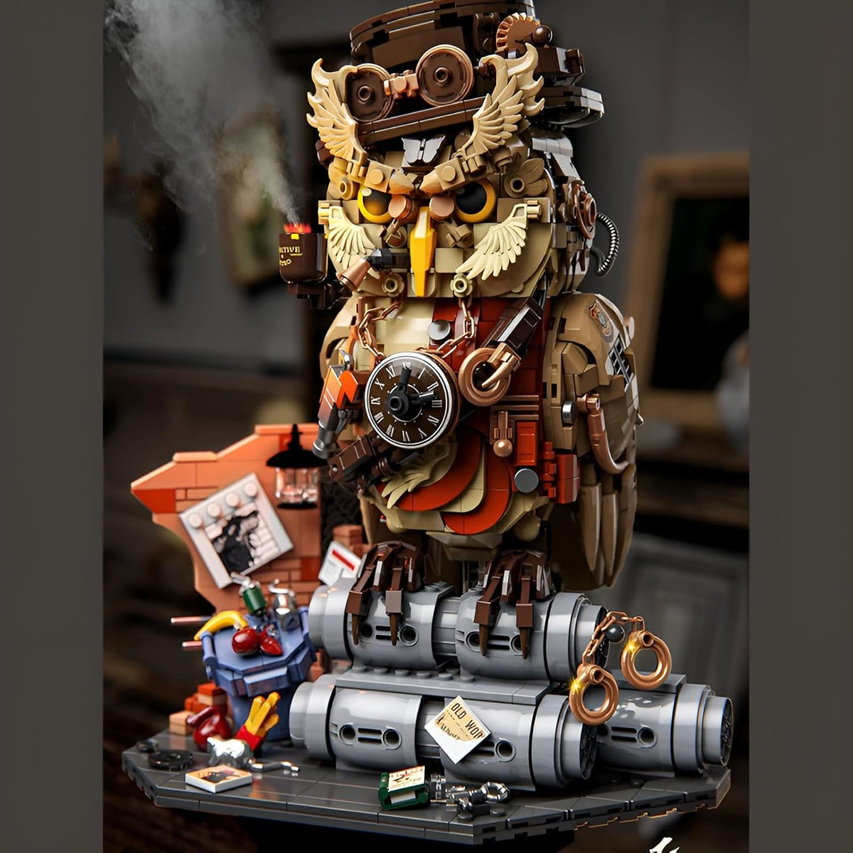 Plymagic Assembly Model - Private Investigator Owl