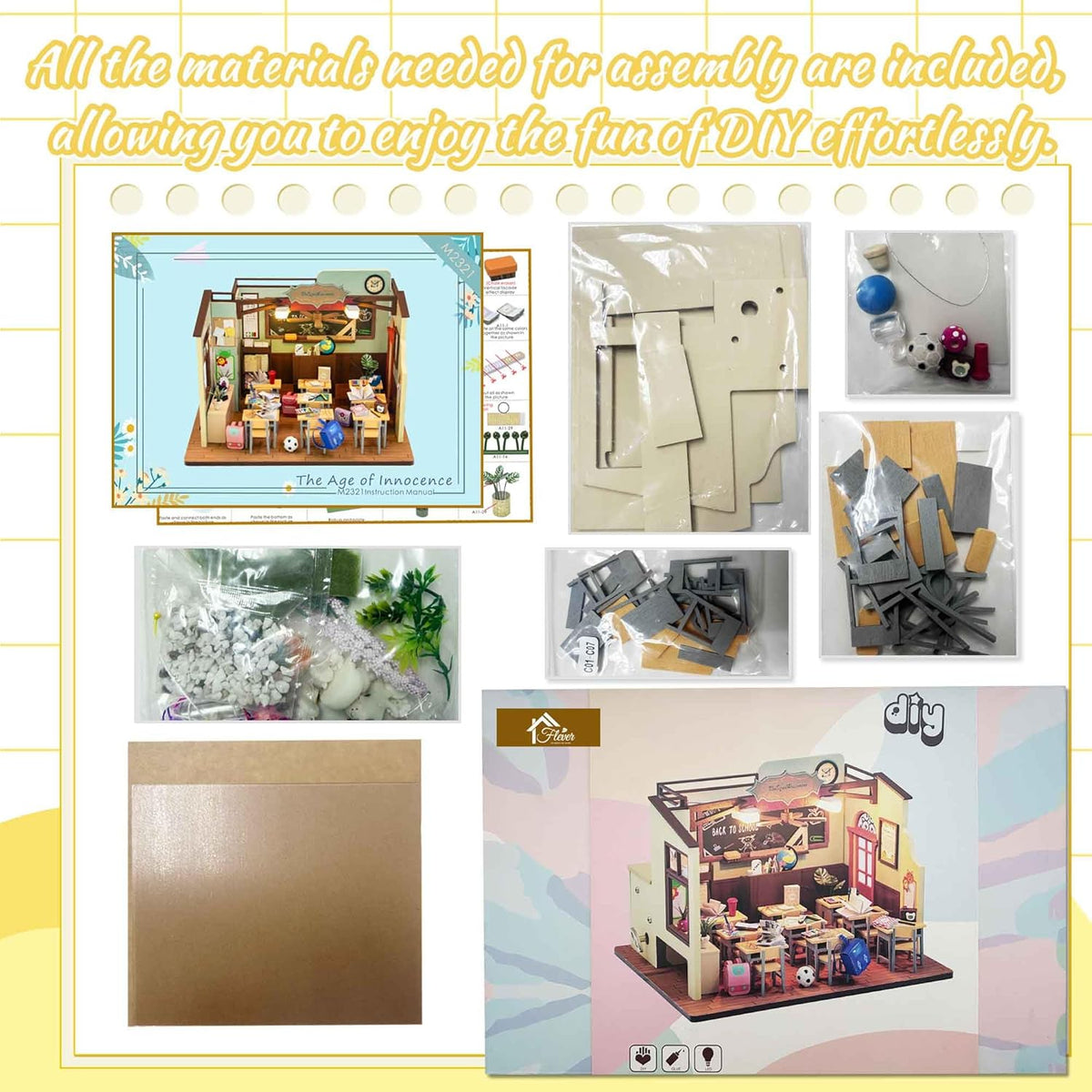 Plymagic DIY Mini House - Back to School