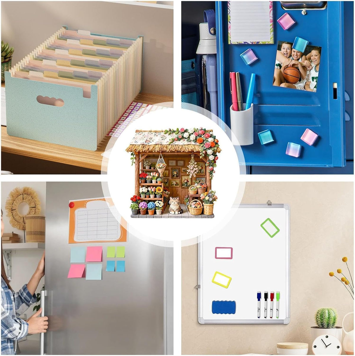 Plymagic DIY Fridge Magnets - Rustic Style Series