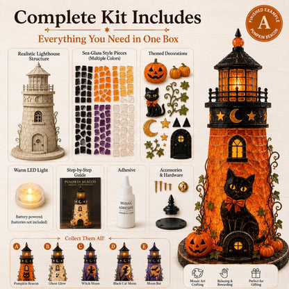 Plymagic DIY Sea Glass  – 🎃Halloween Lighthouse