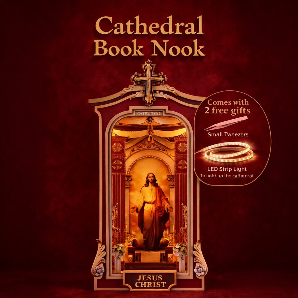 Plymagic DIY Book Nook Kit -  Jesus Christ Cathedral