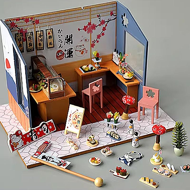 Plymagic DIY Mini House - Hanami Sushi Stop