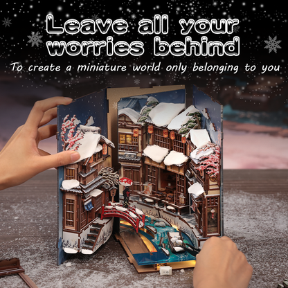Plymagic DIY Book Nook -  Kyoto Snow Whisper