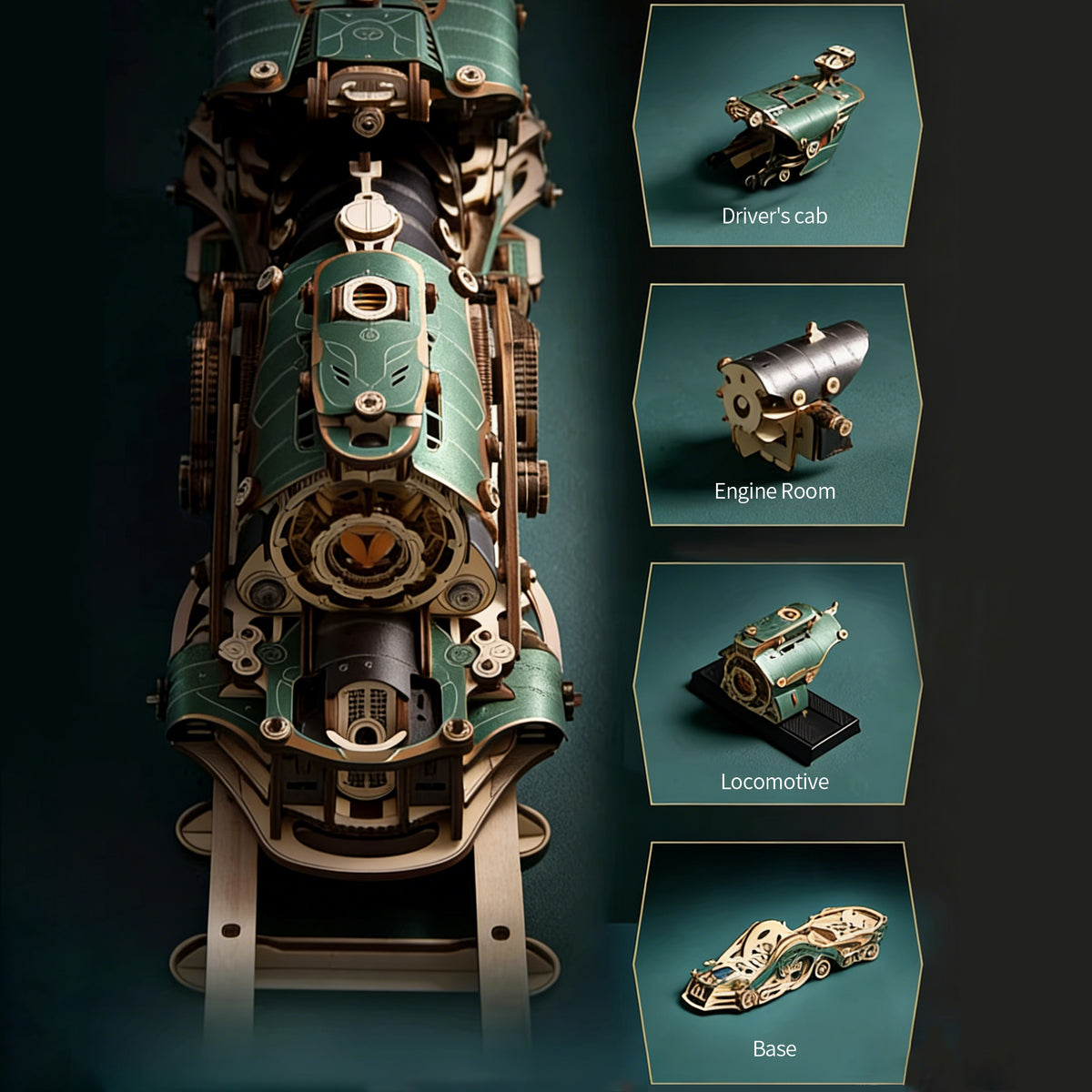 Plymagic Assembly Model - Steampunk Train
