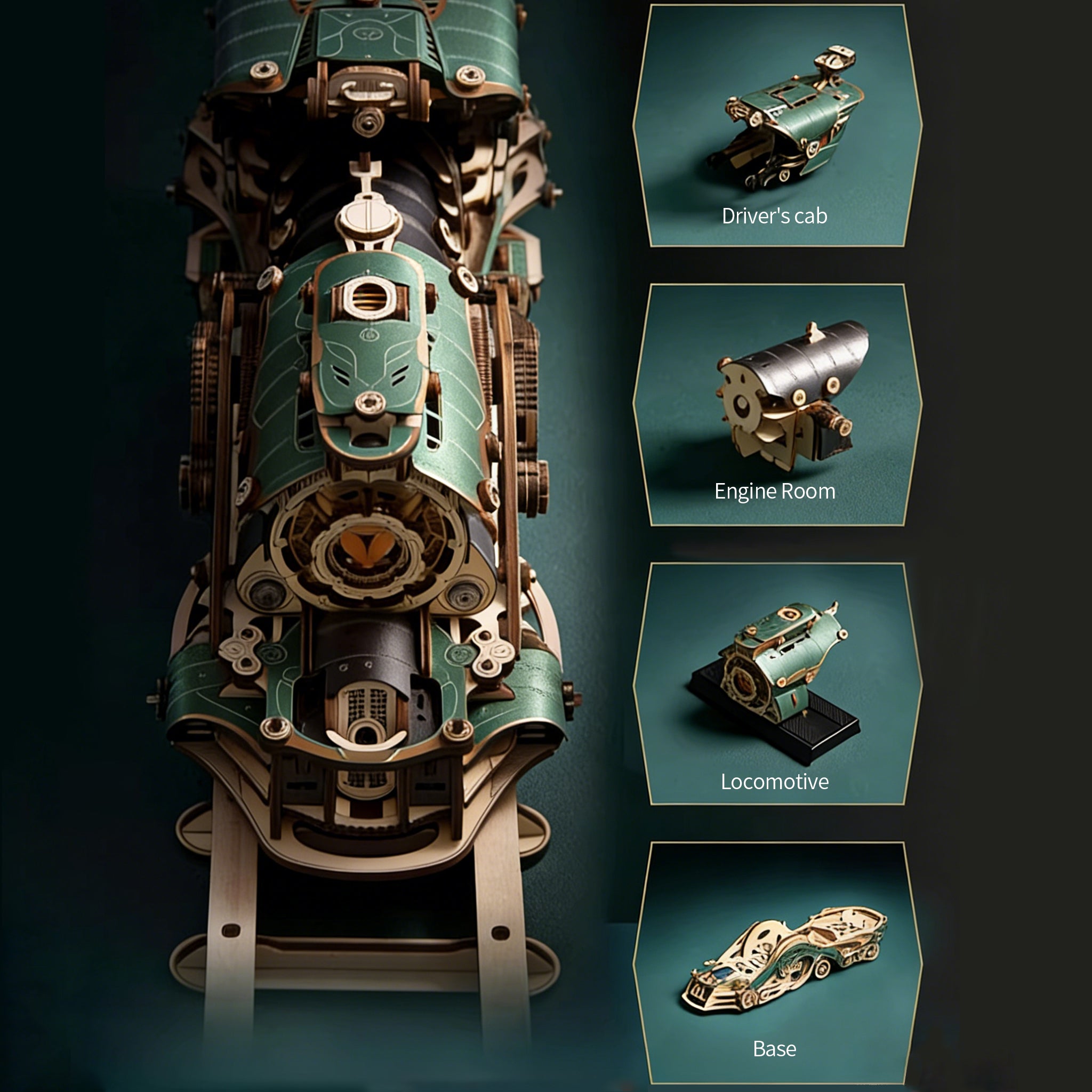Plymagic Assembly Model - Steampunk Train