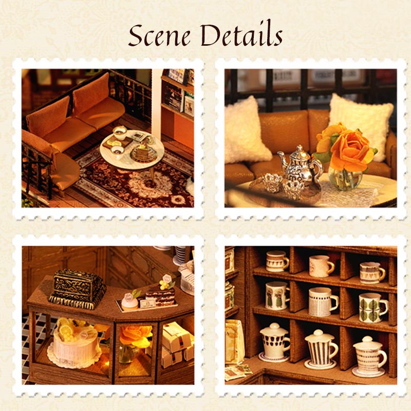 Plymagic DIY Mini House - Garden Loft Café