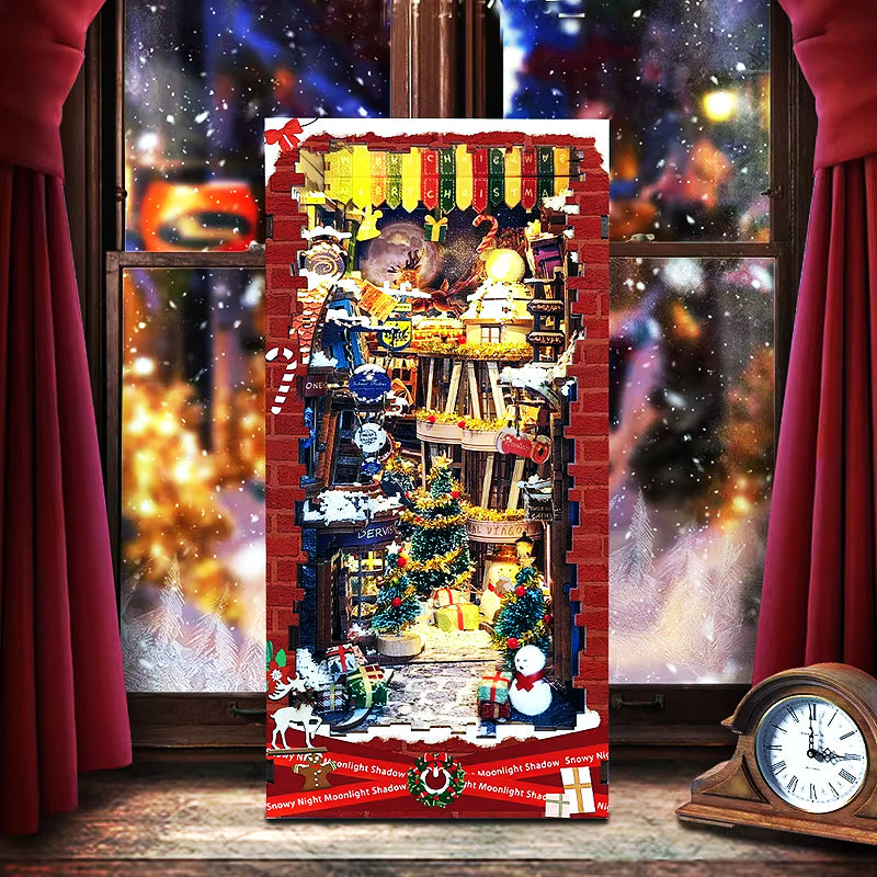 Plymagic DIY Book Nook - Christmas in Magic Night Alley