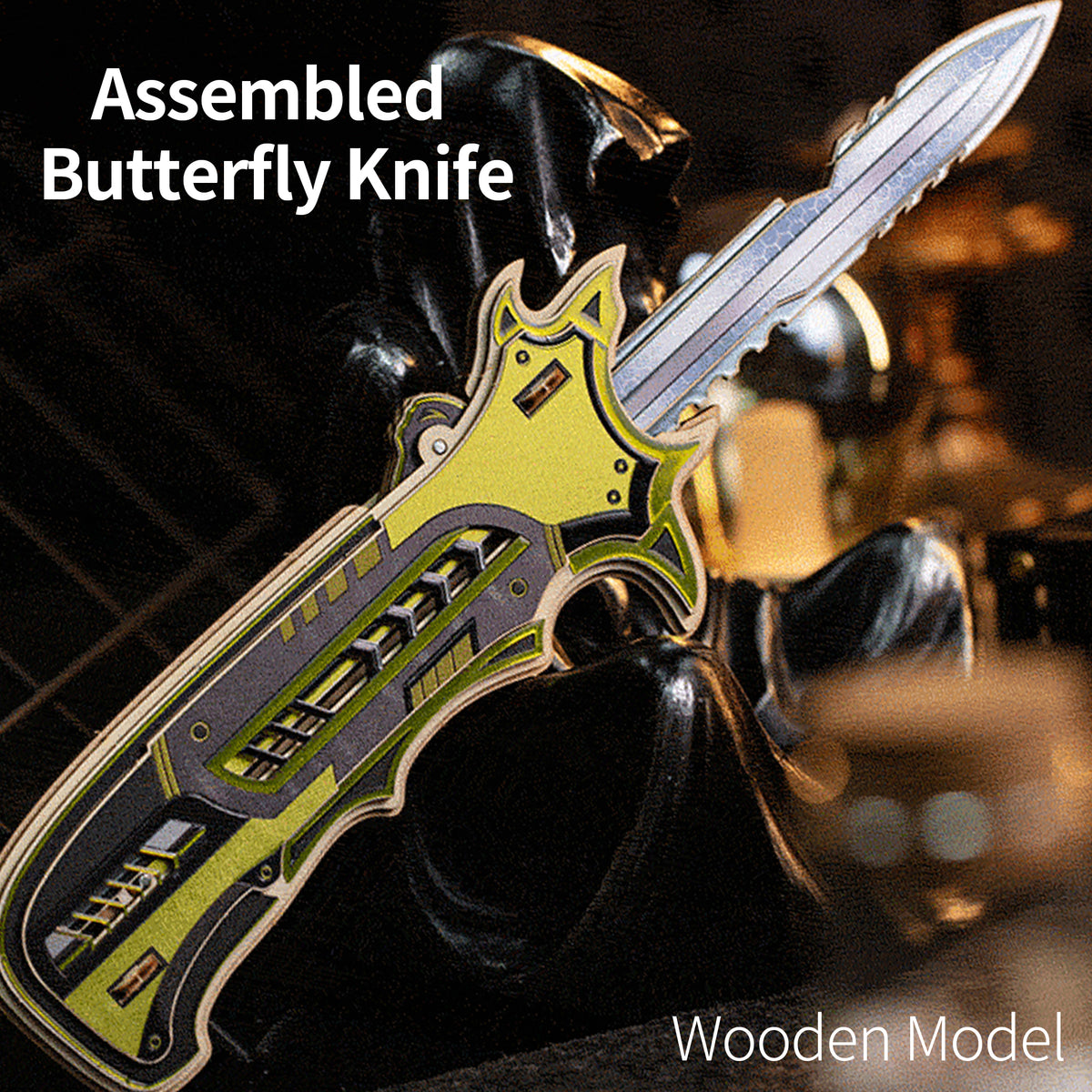 Plymagic Assembly Model - Wooden Butterfly Knife