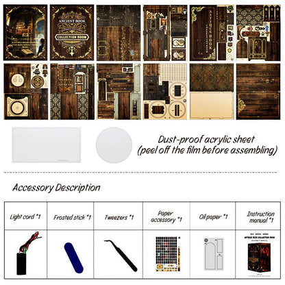 Plymagic DIY Book Nook- Antique Book Collection Room